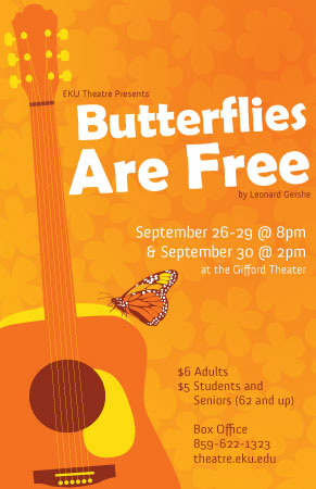 Butterflies Are Free Poster