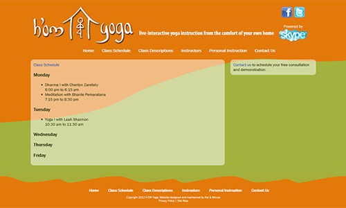 h'OM Yoga Work-In-Progress